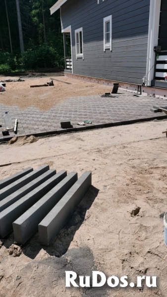 Укладка брусчатки, плитки, под ключ фотка