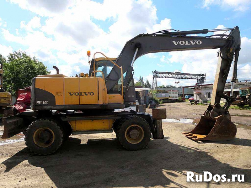 Колесный экскаватор Volvo 160, макс опции, 2 ковша изображение 4