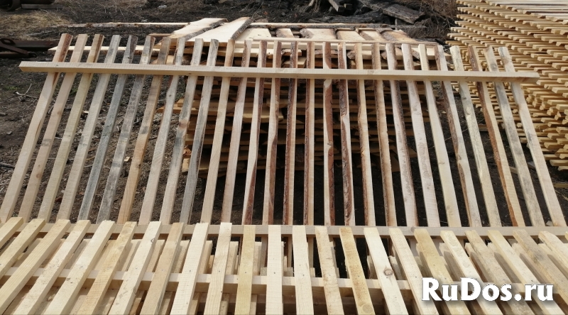 Забор (секция) из штакетника фото