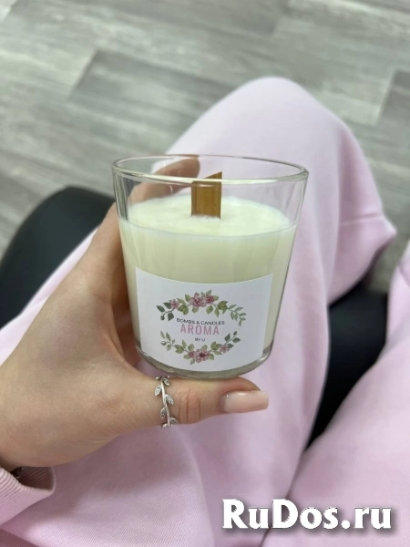 Аромасвечи и бомбочки для ванны ручной работы изображение 3