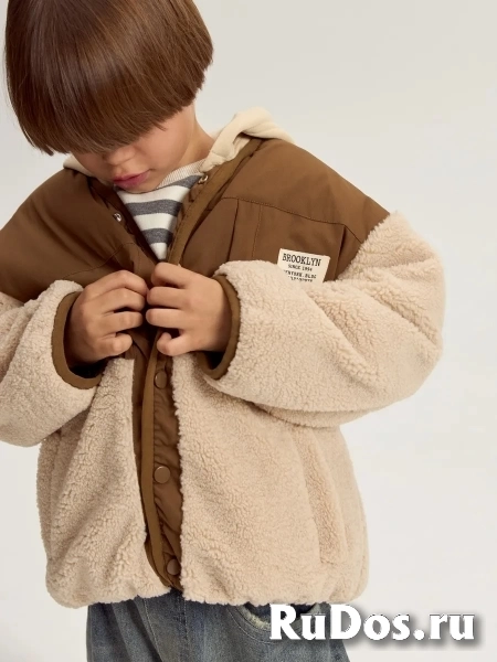 Плюшевая куртка с капюшоном детская фотка