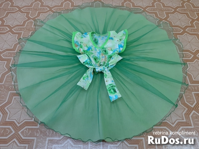 НОВОЕ платье детское нарядное праздничное 80-86 изображение 3