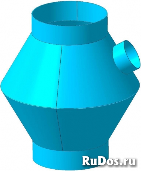Самотеки, зернопровод, перекидной клапан, тройник, самотечный тра изображение 6