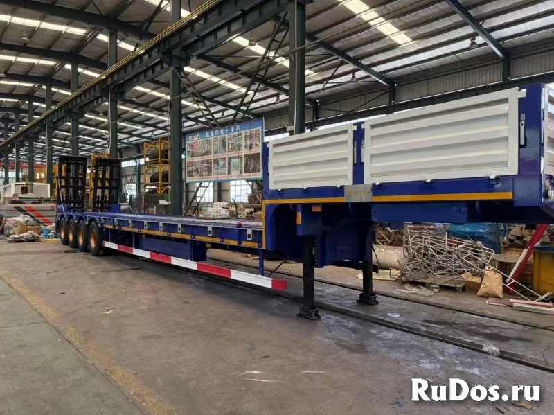 Полуприцеп-трал с трапами TONGYADA CTY9804TDPS 4-оси, грузоподъёмностью 65 тонн фотка