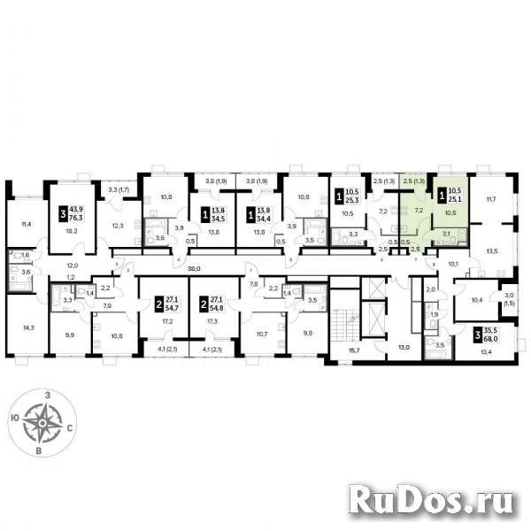 Продам 1 комнатную квартиру 24.9 м2 изображение 4