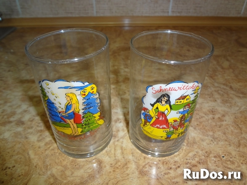 Стаканы стеклянные ГДР изображение 3