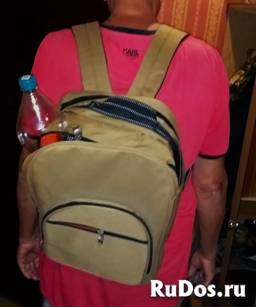 Рюкзак-термос городской с обычным  и термоотделением, новый фотка