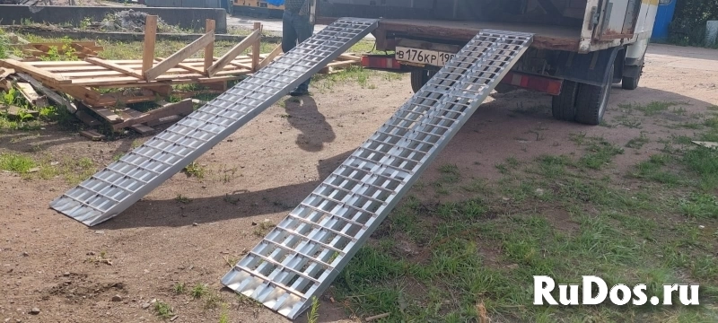 Трапы алюминиевые до 1100 кг для заезда фото