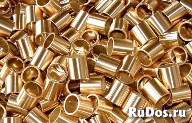 Втулка бронзовая, бражмц10-3-1,5, литьё бронзы фото