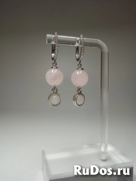 Украшения из розового кварца изображение 5