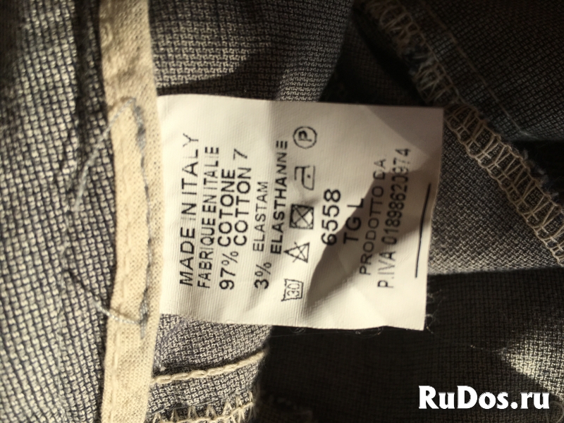 Брюки новые Elegance Firenze Италия серые размер 46 М ( указан 48 изображение 5