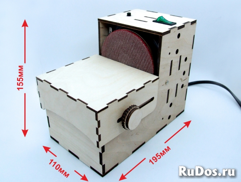 Мини шлифовальный DIY-станок для небольших заготовок и изделий фотка