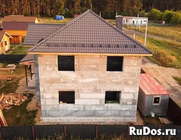 Домокомплект из полистиролбетона панели крупноформатные паз-гребень. фото