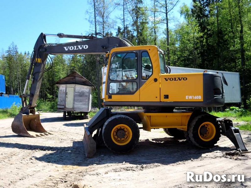 Колесный экскаватор Volvo 160, макс. опции, 7000 м/ч фото
