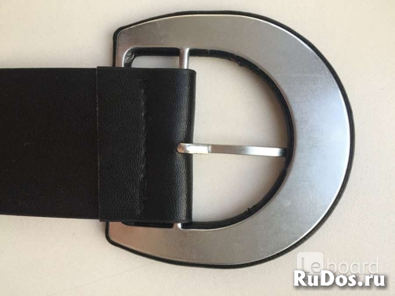 Пояс ремень черный женский широкий кожзам аксессуар мода топ мода изображение 5