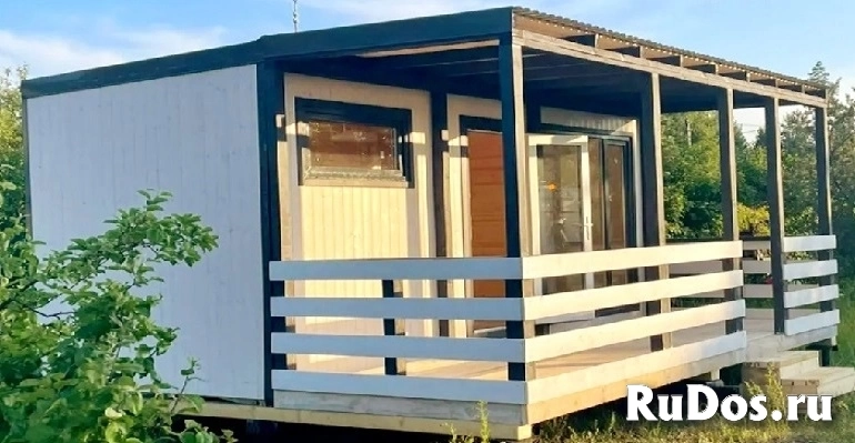 Модульный дачный дом 28 м2 с верандой. изображение 4