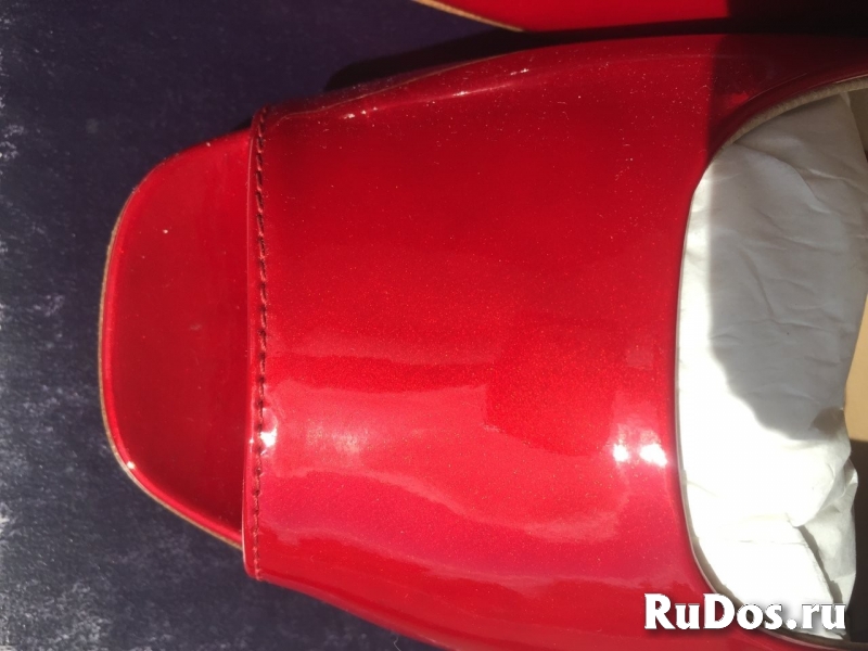 Балетки новые lesilla италия 39 размер красные лак кожа лаковая к изображение 4