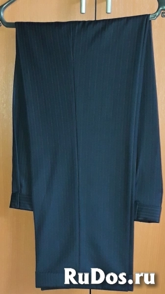 Мужской классический костюм черный изображение 7