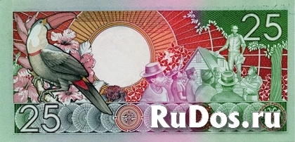 Банкнота 25 гульденов, Суринам фотка