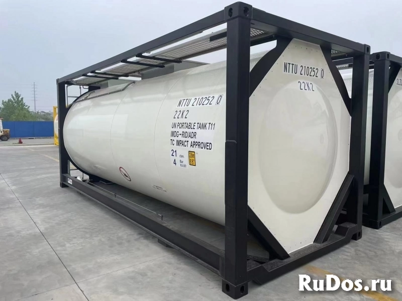 Танк-контейнер тип Т11 объём 21м3 для перевозки жидких реагентов, новый. фотка