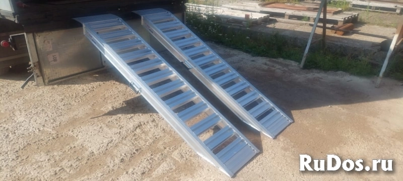 Алюминиевые сходни для заезда техники фотка