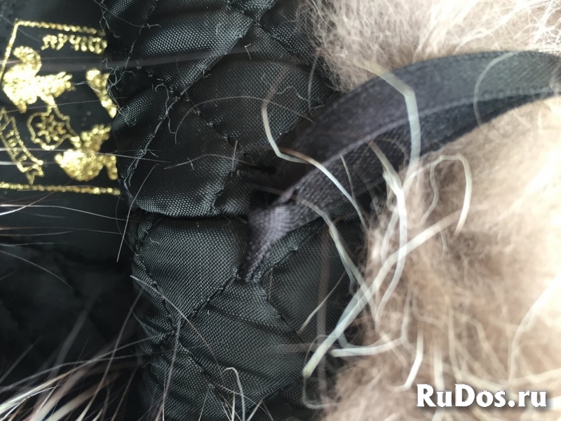 Шапка женская новая мех чернобурка хвост меховая разное 44 46 м р изображение 6