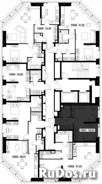 Продам 1 комнатную квартиру 33.04 м2 изображение 3