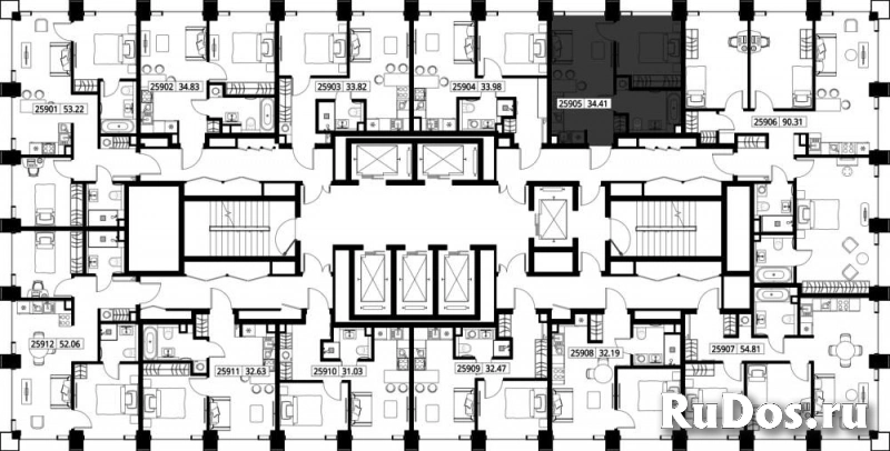 Продам 1 комнатную квартиру 34.42 м2 изображение 3