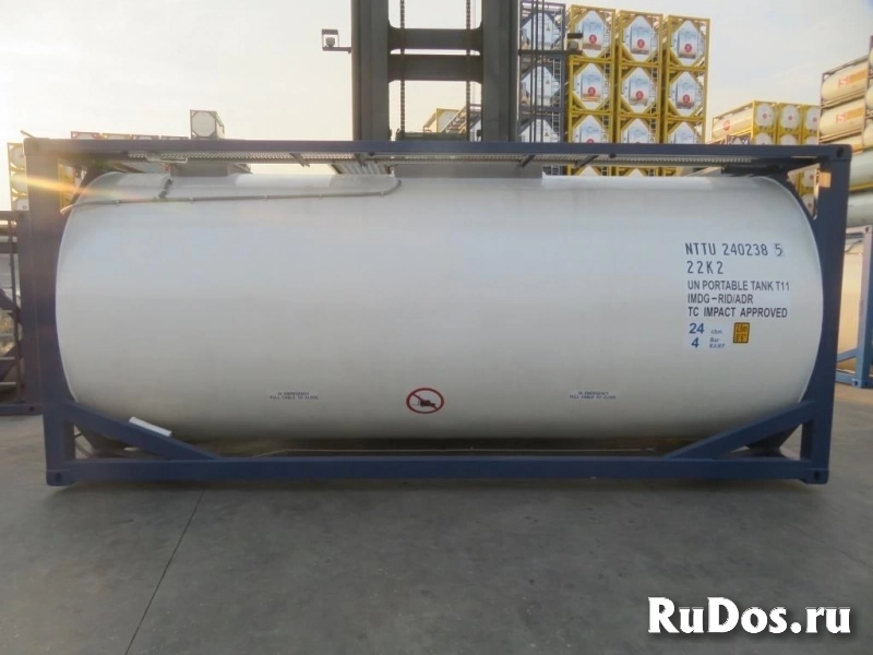 Танк-контейнер тип Т11 объём 24м3 для перевозки растворителей, новый. изображение 6