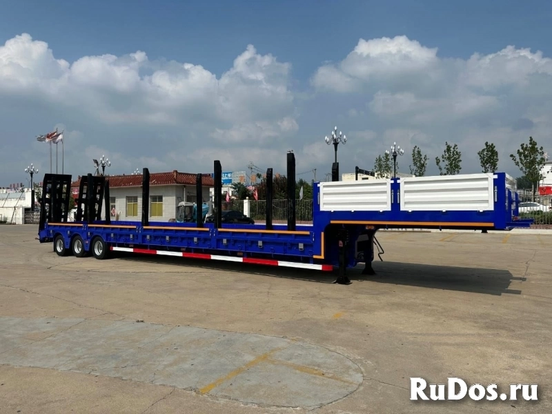 Полуприцеп-трал с трапами TONGYADA CTY9603TDPS низкорамный, 3-оси, новый изображение 3