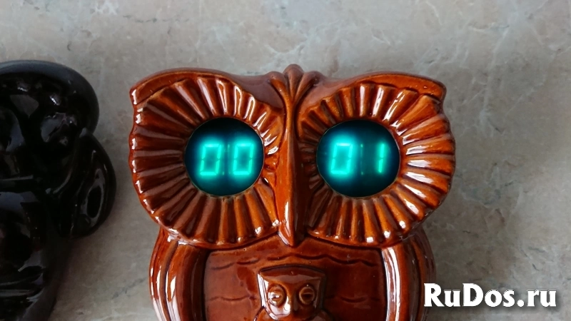 Часы электронные цифровые Сова и Мефистофель изображение 3