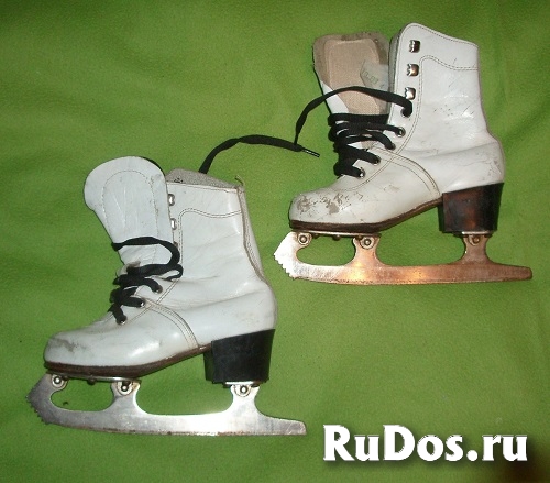 Коньки фигурные 17,5 размер выпуск 1989 г фото