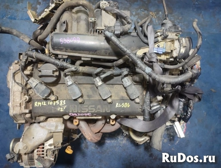 Двигатель Nissan X-Trail кузов T30 QR20 QR20DE 2.0 литра изображение 4