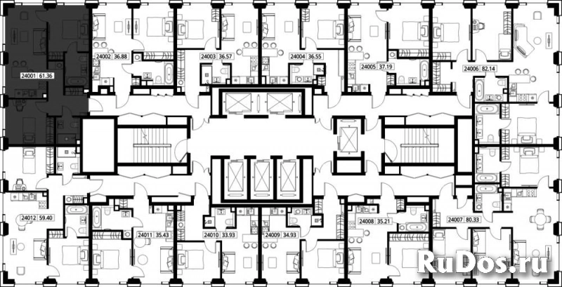 Продам 2 комнатную квартиру 61.36 м2 изображение 3