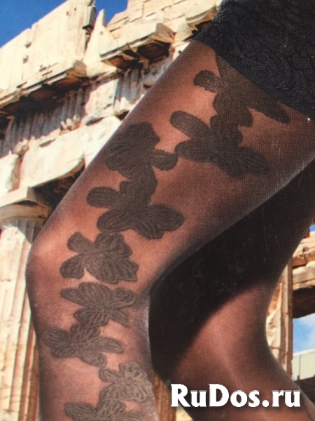 Колготки новые charmante италия 42 44 46 s м 40 den графит с рису изображение 3