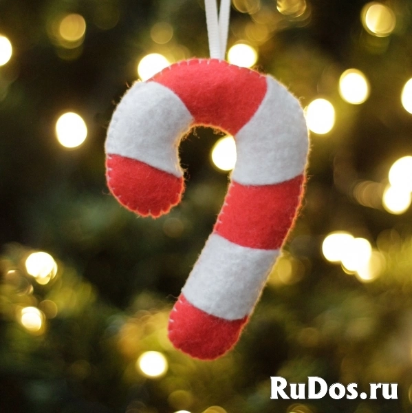 Игрушки на елку красные изображение 10