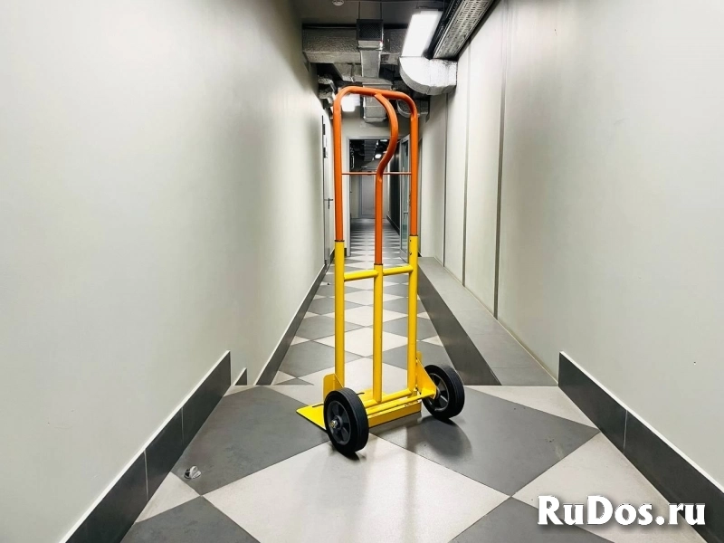 Грузовая тележка раскладная усиленная до 150 кг с откидной платформой изображение 4