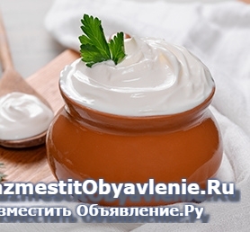 Сметана, сметанный продукт. фото