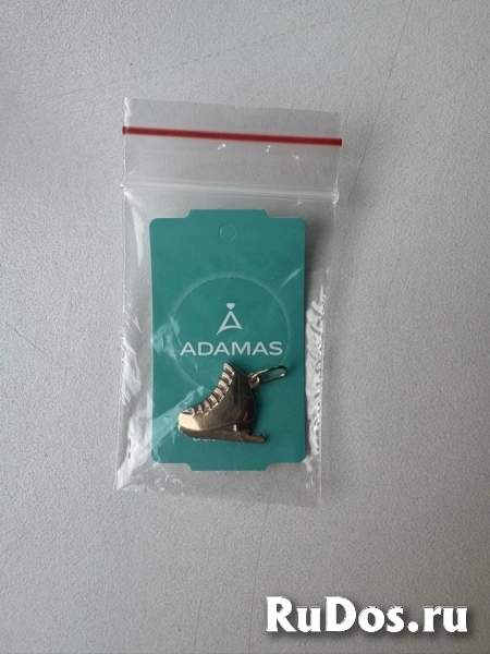 Кулон подвеска коньки Адамас серебро позолота украшение серебряный золото украшения бижутерия амулет талисман топ мода изображение 5