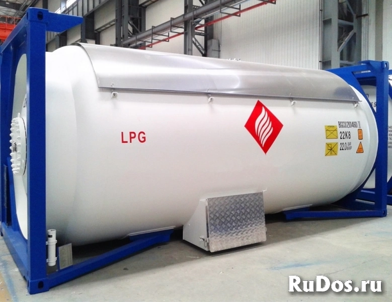 Танк-контейнер объём 24,5м3 тип Т50, для перевозки сжиженных углеводородных газов изображение 5