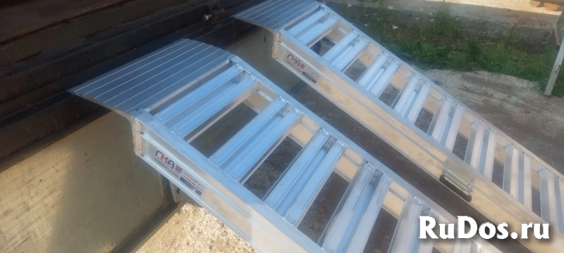 Алюминиевые сходни для заезда техники изображение 4