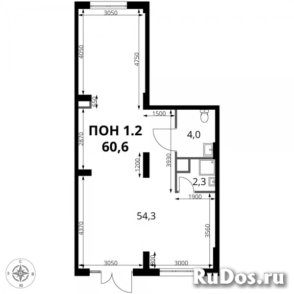 Продам коммерческую недвижимость 60.6 м2 изображение 3