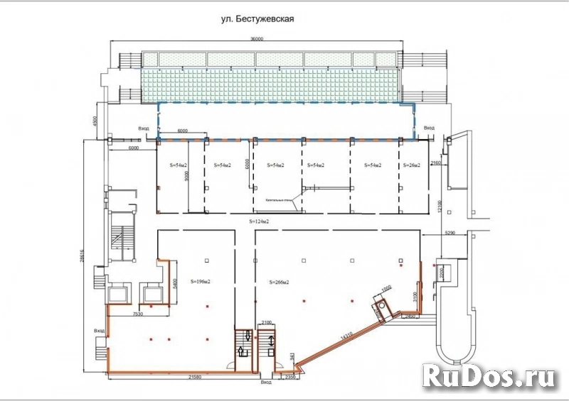 Аренда помещения свободного назначения  400 кв.м. в многофункциональном центре «Бестужевский» изображение 3