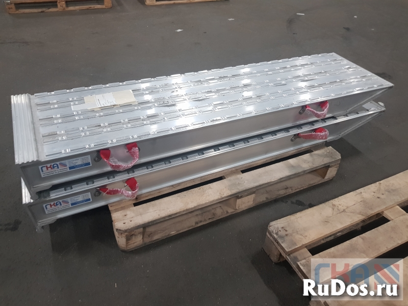 Сходни алюминиевые для заезда тяжелой техники 13000 кг/на пару изображение 4