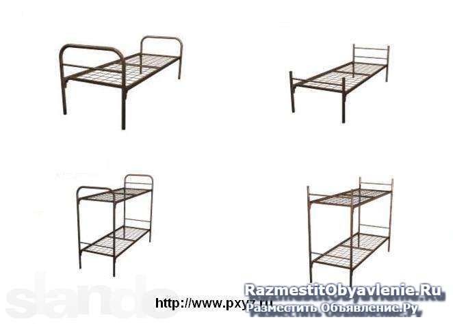 кровати металлические для госпиталей, поликлиник изображение 3