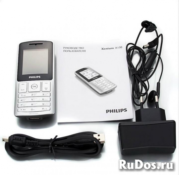Новый Philips Xenium X130 (оригинал,2-сим,комплект). изображение 7