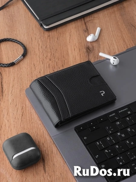 Маленький кошелек из натуральной кожи изображение 5