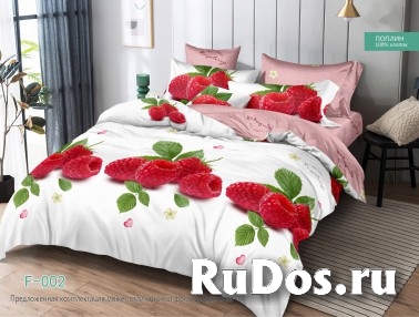 Постельное белье из поплина купить в розницу изображение 8