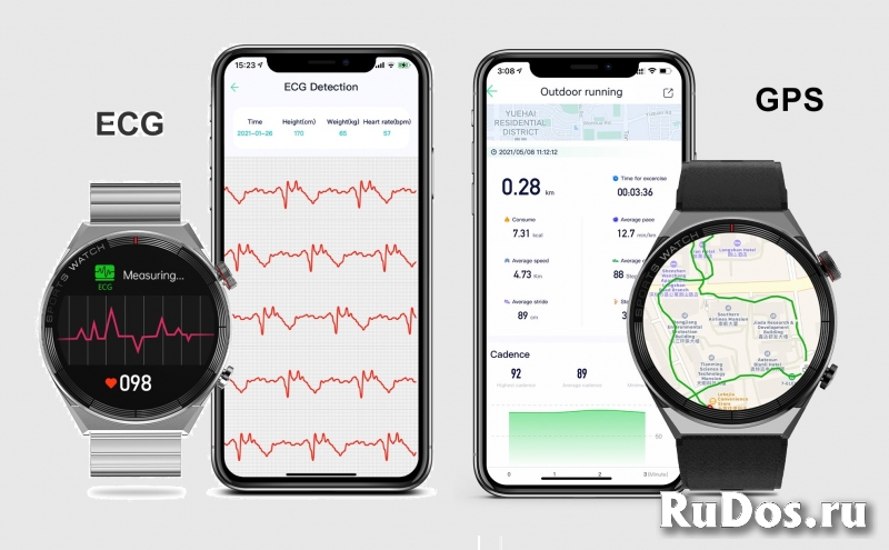 Умные, смарт, часы, DT3 Mate (новые в упаковке) изображение 3