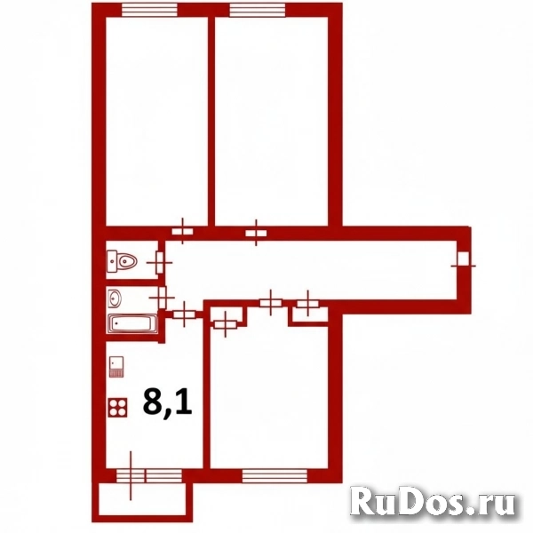 Продам 3 комнатную квартиру 62 м2 изображение 3
